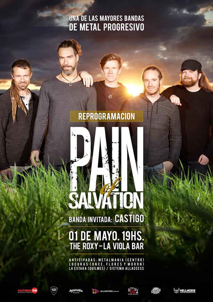 Pain of Salvation – SHOW RE PROGRAMADO