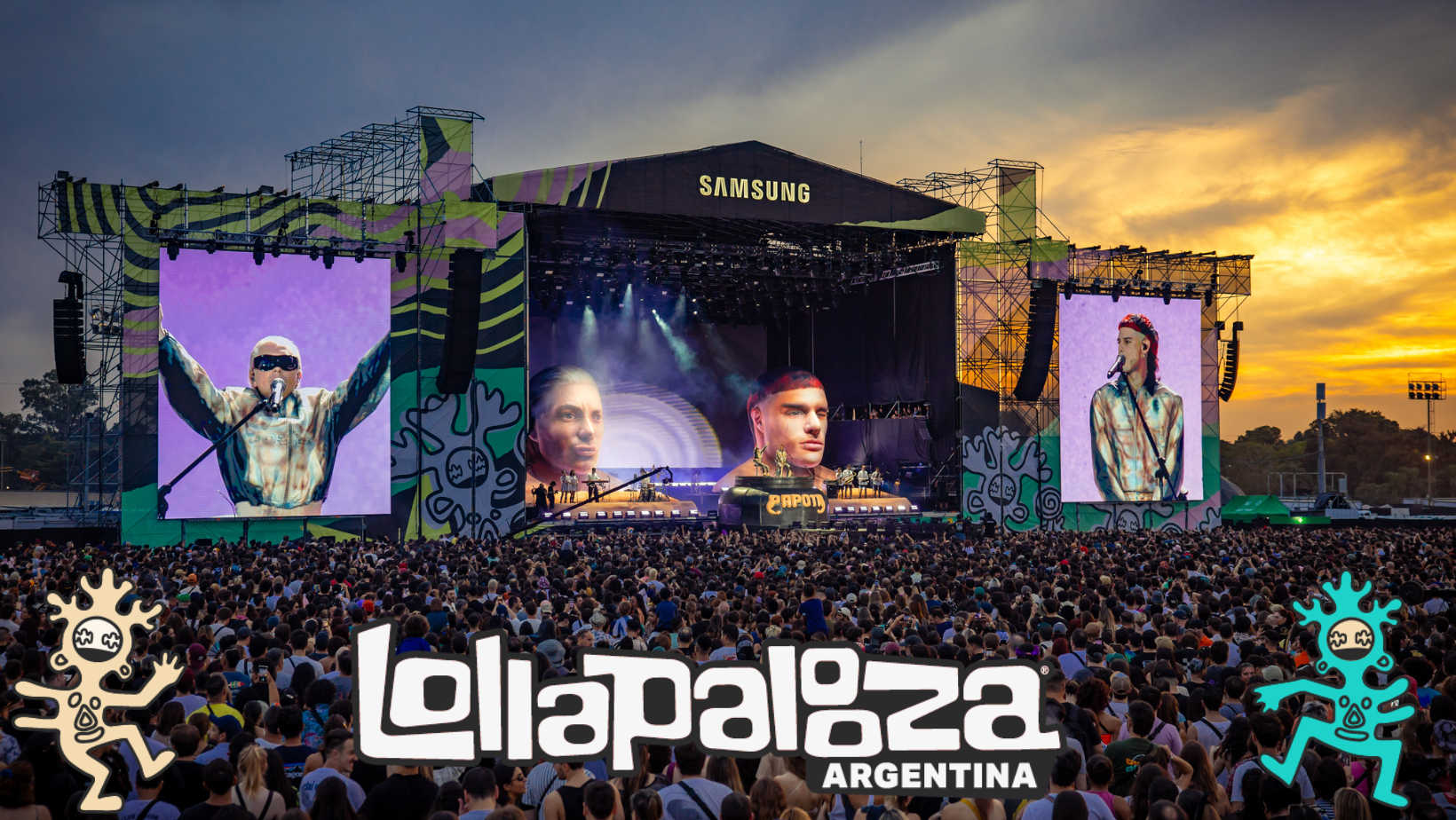 LOLLAPALOOZA 2026: se revelan los horarios día por día