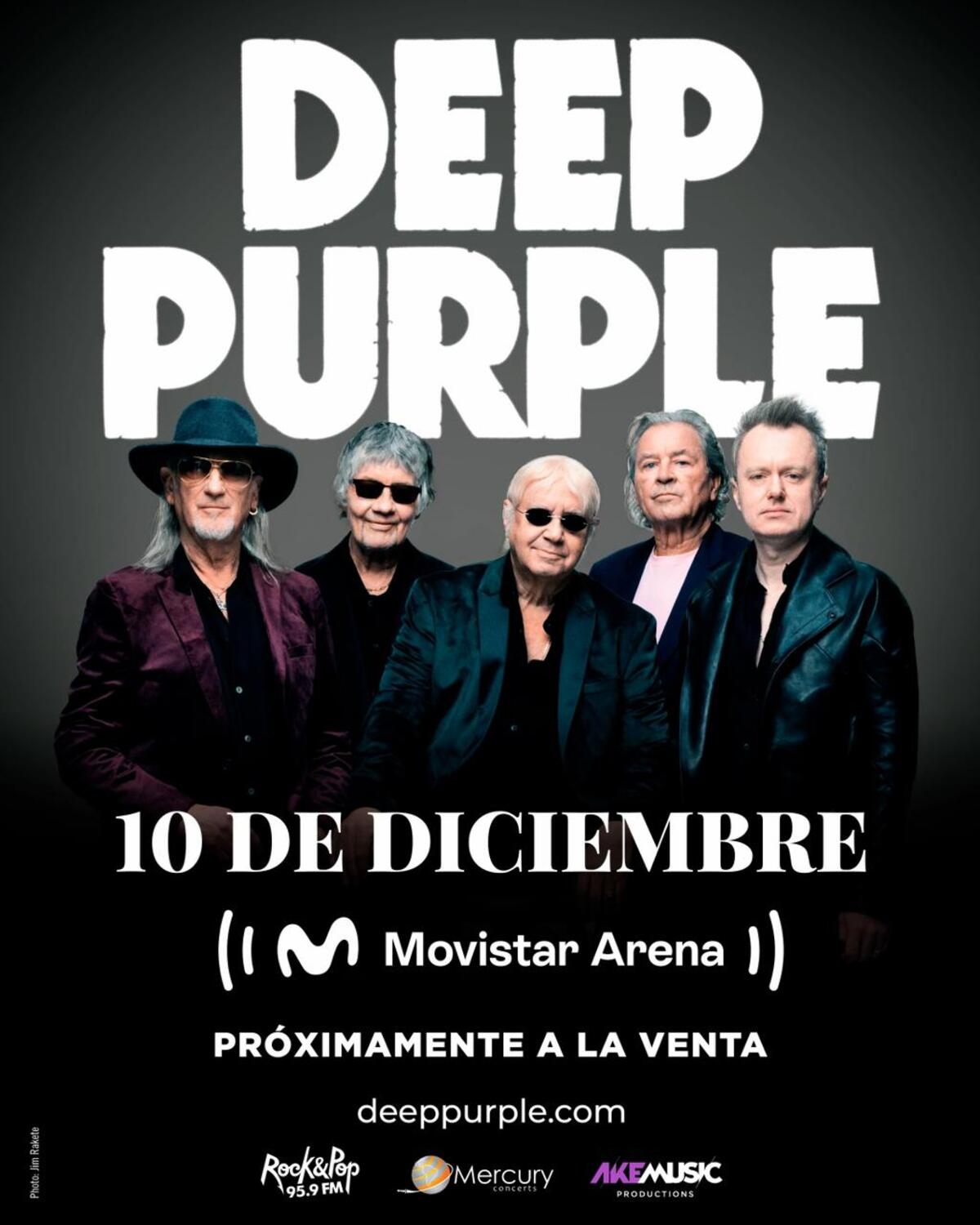 Los emblematicos DEEP PURPLE en Argentina